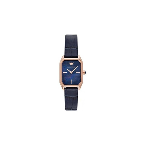 Emporio Armani AR11426 Two-Hand Blue Leather Watch